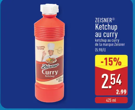 Offre: Ketchup au curry