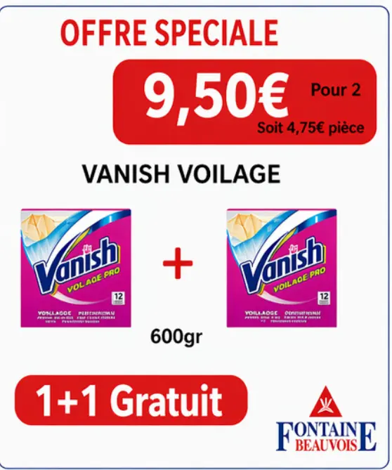 Offre: Vanish voilage