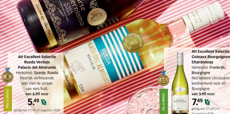 Aanbieding: AH Excellent Selectie Rueda Verdejo Palacio del Almirante