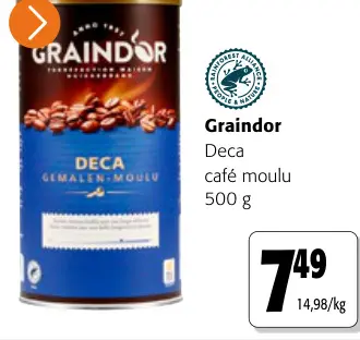 Offre: Deca café moulu