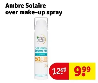 Promotie: Ambre Solaire over make-up spray
