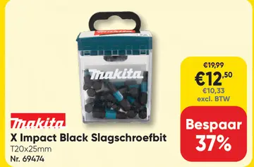 Aanbieding: X Impact Black Slagschroefbit