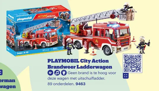 Aanbieding: City Action Brandweer Ladderwagen