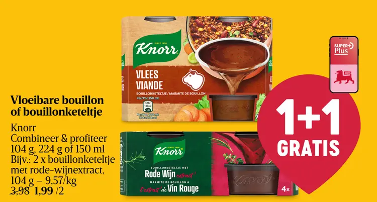Promotie: Vloeibare bouillon of bouillonketeltje