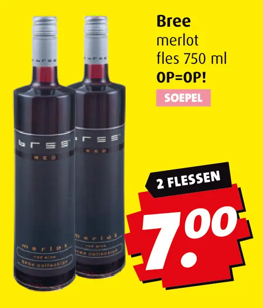 Aanbieding: Bree merlot