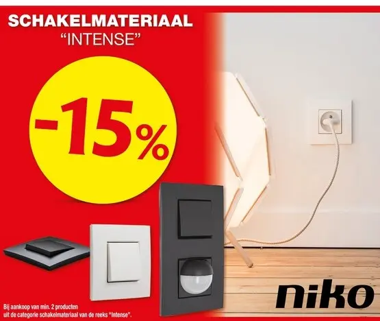 Promotie: Schakelmateriaal "intense"
