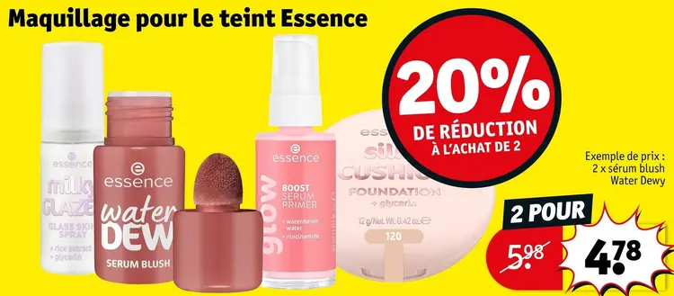 Offre: Maquillage pour le teint Essence