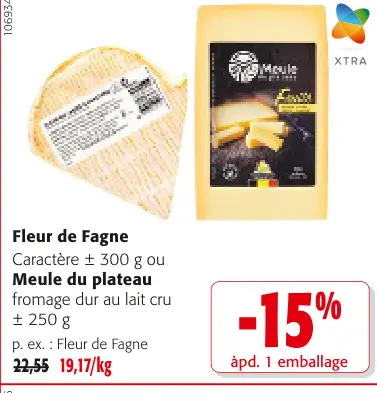 Offre: Fleur de Fagne ou Meule du plateau