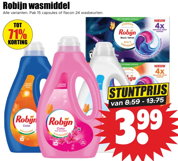 Aanbieding: Wasmiddel