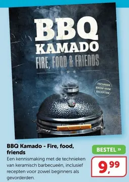 Aanbieding: BBQ Kamado - Fire, food, friends