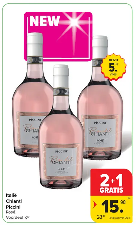 Promotie: Piccini Chianti Piccini Rosé