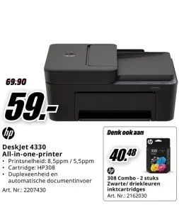 Promotie: Deskjet 4330 All-in-one-printer