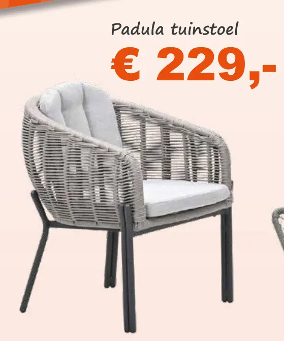 Aanbieding: Padula tuinstoel