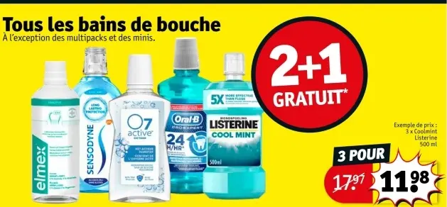 Offre: Bains de bouche