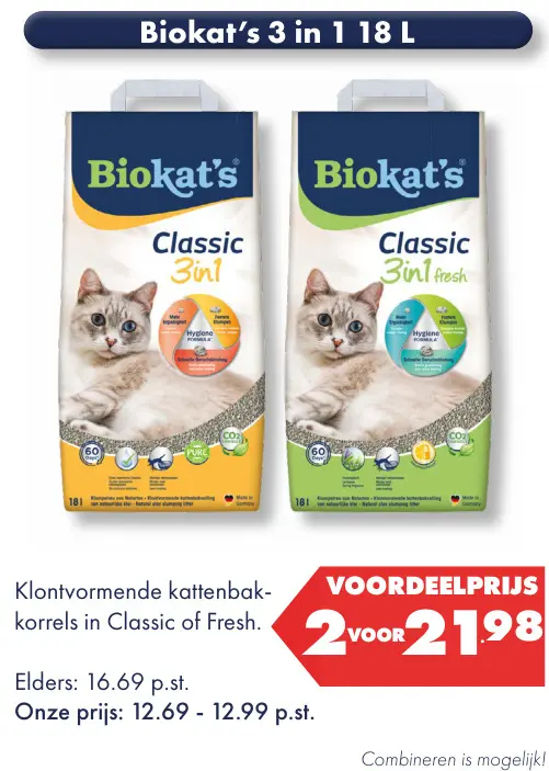 Aanbieding: Biokat's 3 in 1