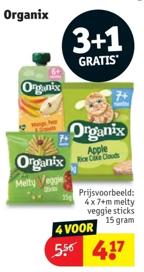 Promotie: Organix baby food
