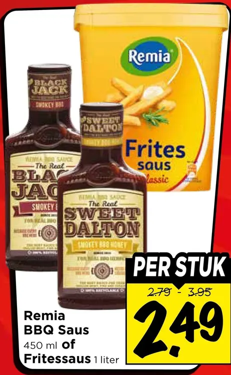 Aanbieding: BBQ Saus of Fritessaus