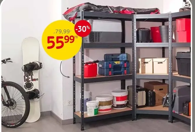 Promotie: Storage Shelving Unit