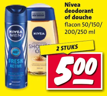 Aanbieding: Nivea deodorant of douche