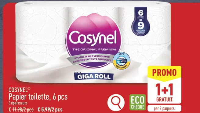 Offre: Papier toilette