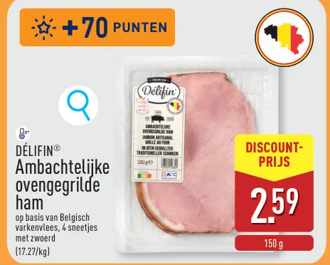 Promotie: Ambachtelijke ovengegrilde ham