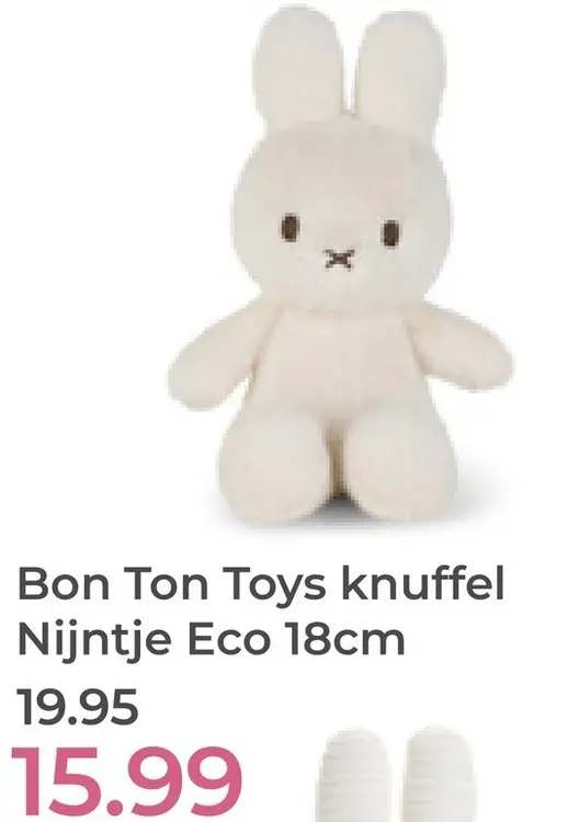 Aanbieding: Bon Ton Toys Knuffel Nijntje Eco