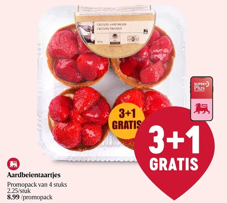 Promotie: Aardbeientaartjes