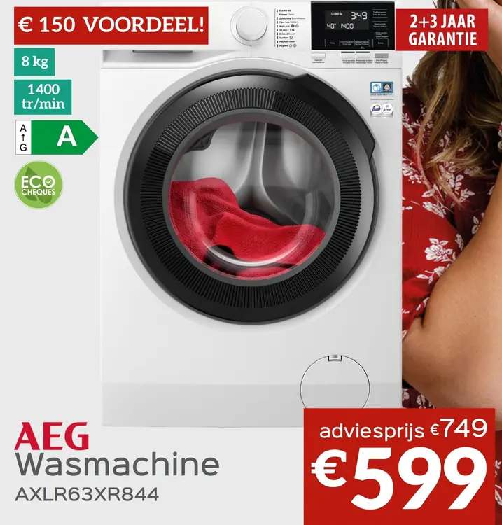 Promotie: Wasmachine