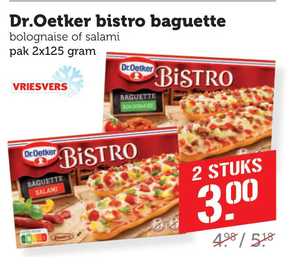 Aanbieding: Bistro baguette