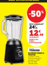 Aanbieding: Blender verre il