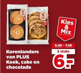 Aanbieding: Korenlanders Koek, cake en chocolade