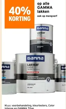 Aanbieding: GAMMA lakken