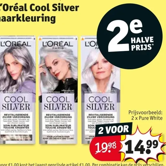 Promotie: L'Oréal Cool Silver haarkleuring