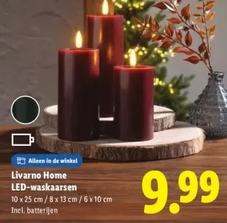 Aanbieding: LED-waskaarsen