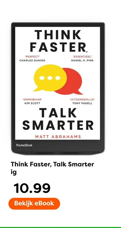 Aanbieding: Think Faster, Talk Smarter