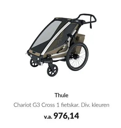 Aanbieding: Chariot G3 Cross 1 fietskar
