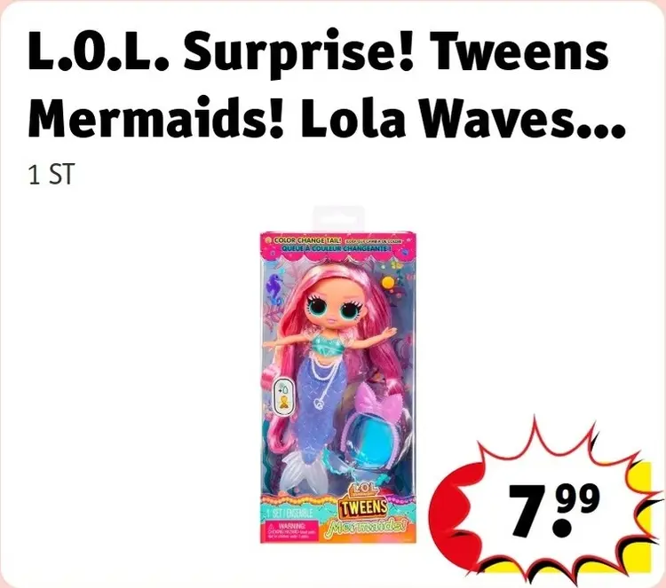 Aanbieding: L.O.L. Surprise! Tweens Mermaids! Lola waves