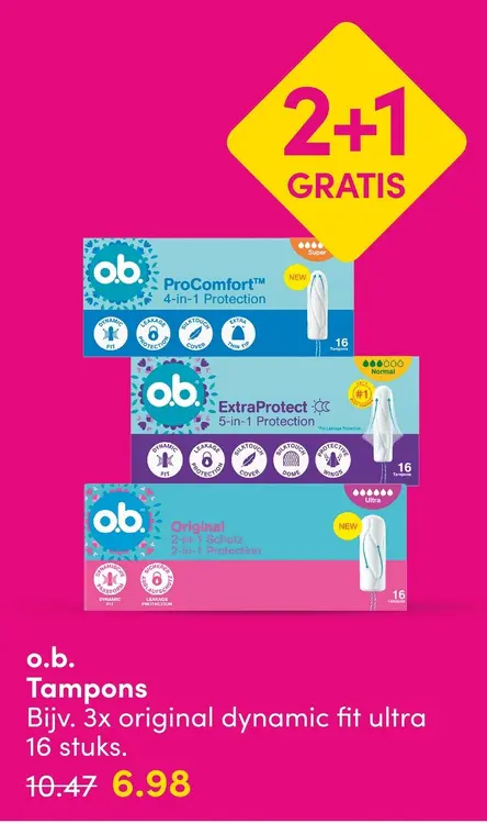 Aanbieding: Tampons