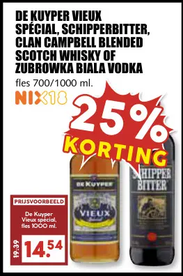 Aanbieding: Likeuren en sterke drank
