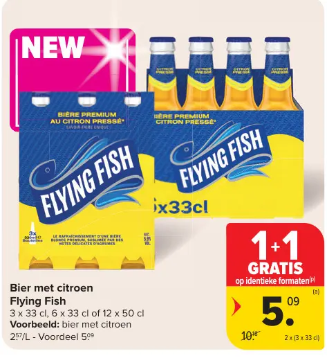 Promotie: Bier met citroen