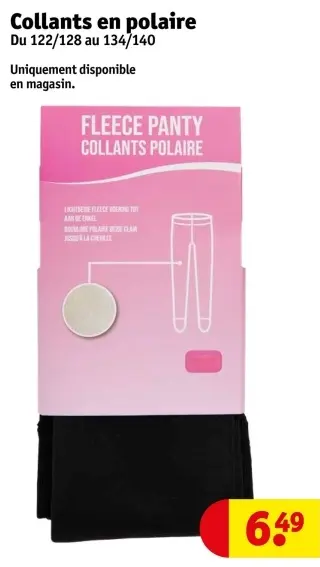 Offre: Collants en polaire