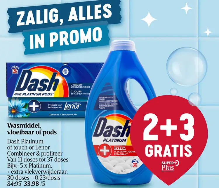 Aanbieding: Wasmiddel, vloeibaar of pods