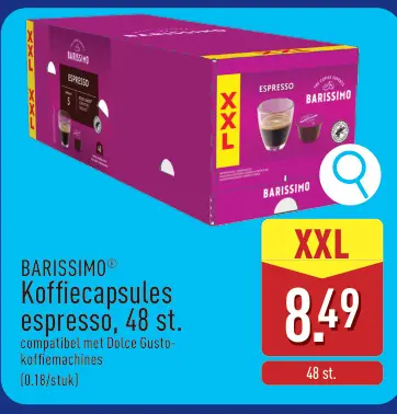 Promotie: Koffiecapsules espresso