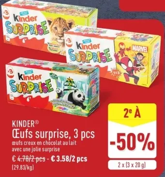 Offre: Œufs surprise