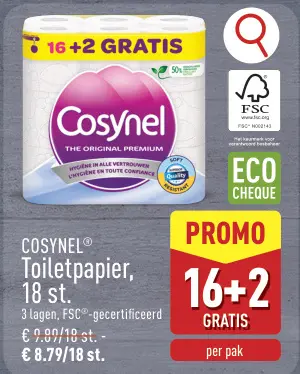 Promotie: Toiletpapier