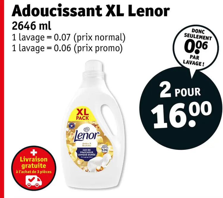 Offre: Adoucissant XL