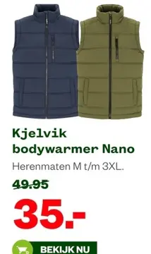 Aanbieding: Kjelvik bodywarmer Nano