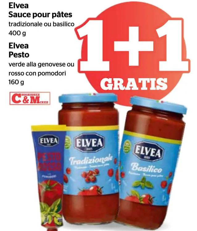 Offre: Sauce pour pâtes ou Pesto