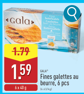 Offre: Fines galettes au beurre