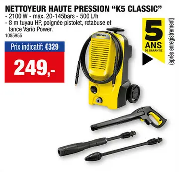 Offre: Kà¤rcher K5 Classic nettoyeur haute pression 2100W